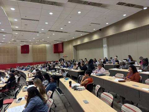 A photograph from the Leadership Summit