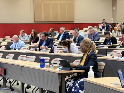 A photograph from the Leadership Summit