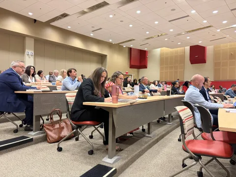 A photograph from the Leadership Summit