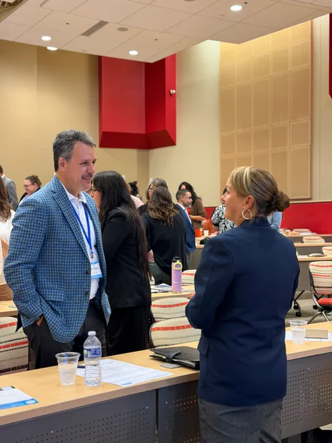 A photograph from the Leadership Summit