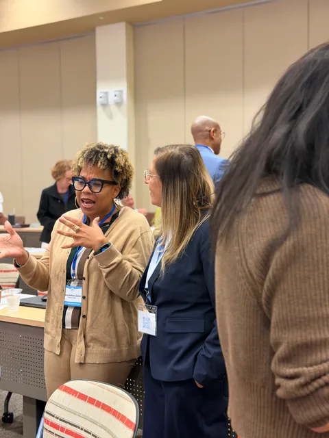 A photograph from the Leadership Summit