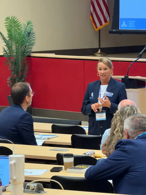 A photograph from the Leadership Summit